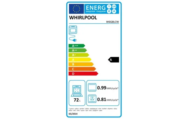 WHIRLPOOL Cuisinière mixte WHI W6G8LCW